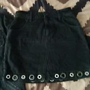 Guess Denim Jacket & Skirt Set